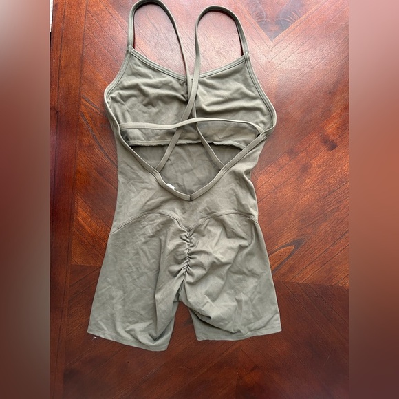 Olive Green Women's Intimate romper size M - Picture 3 of 5